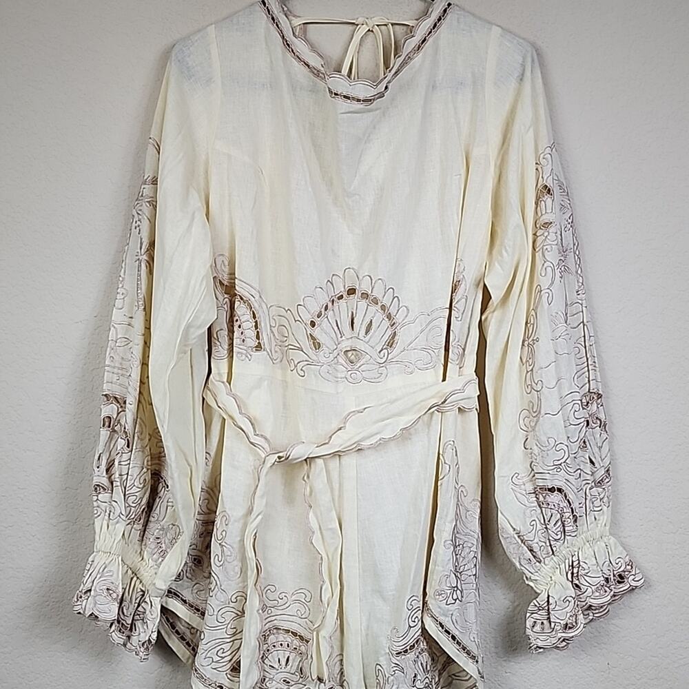 Free People Palmas Embroidered Size XL Romper - Picture 5 of 14